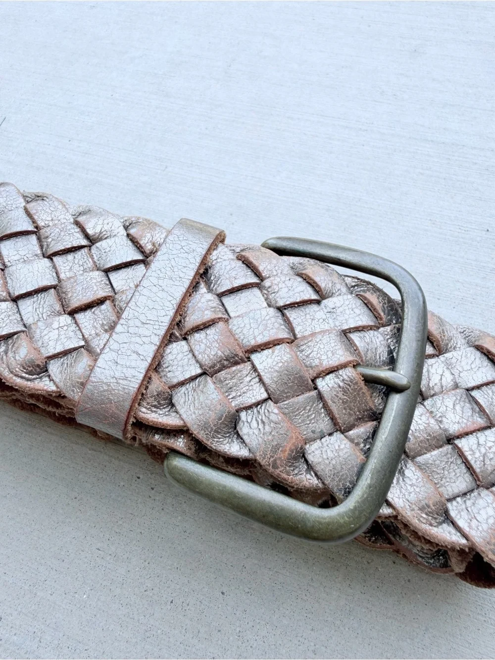 Vintage genuine leather
